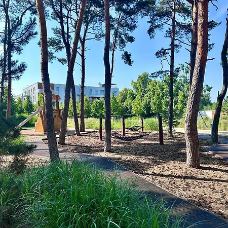 דירה Nadmorski Dwor - Plaza, Sauna, Kort, Silownia, Park גדנסק